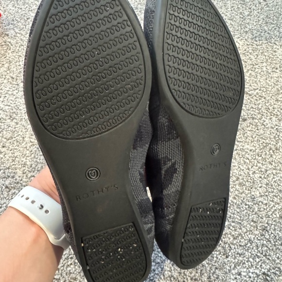 Rothy's Black and Gray Knit Flats - Picture 2 of 5